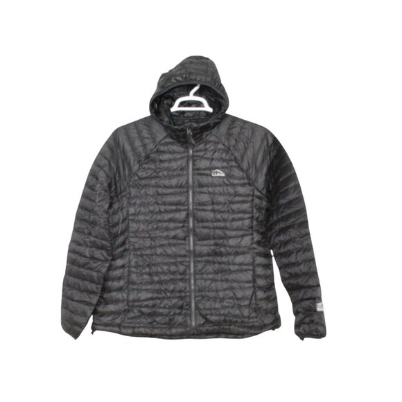 LL Bean Ultralight 850 Down Hooded Sweater Night Size Large - Picture 1 of 13